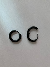 サージカルブラックピアス/surgical black earring