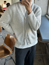キャッシュクロップカーディガン / [Premium] Cash crop cardigan (5 colors)