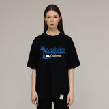 パームツリーカリフォルニアロゴショートスリーブTシャツ /  / Palm tree California logo short sleeve T-shirt