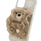 SUN CASE PATCH FLEECE BEAR MOCHA CREAM (6535225245814)