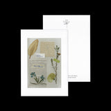 flower collage-post card SET