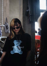 X‐レイテディベアロゴTシャツ/RUNDOWNYOUTH X-ray Teddy Bear Logo T-Shirt 033