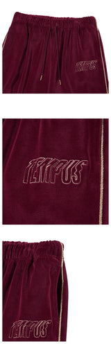 シグネチャートラックパンツ/SIGNATURE TRACK PANTS [BURGUNDY]