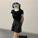 プレミアムスリップスパンエンブロイダリーT