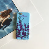 ラベンダーアンダークラウド スマートフォンケース/Lavender Under Clouds (Galaxy) Matt Hard Case