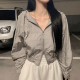 [Bellide made/Seasonal Item] ツーウェイフーデッドクロップドウィンドブレーカー