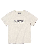 ユニハンドドローイングロゴワーディングtシャツ