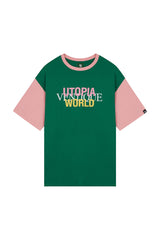 カラーリングショートスリーブTシャツ / VENTIQUE Coloring short sleeves T 4color