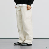 ヒロイダブルニーワイドパンツ / HIROI DOUBLE KNEE WIDE PANTS CREAM