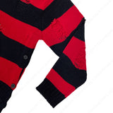 ストライプ ロープ クロップド ニットウェア / SK Stripe rope cropped knitwear (2 colors)