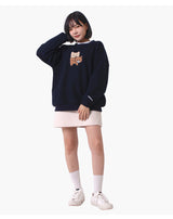 Fakebear Sweatshirt - navy (6636645187702)