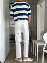 エデンスタンダードフィットデイリーコットンパンツ/Eden Standard Fit Daily Cotton Pants (3 colors)