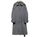 [WOOL 50%/MADE] ウールマキシトレンチコート