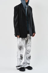 Over Single Leather Jacket (3color)