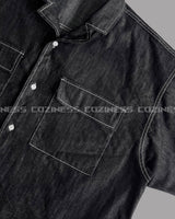デニムオープンカラーシャツ/SI Denim Open Collar Shirt