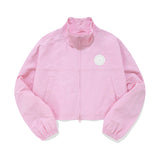 ドゥードゥルチェリークロップウィンドブレーカー／DOODLE CHERRY CROP WINDBREAKER [PINK]