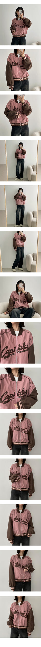 Capiカラーバーシティージャンパー/Capi Colored Bar City Jumper
