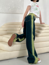 ネオンラインデニムパンツ/neon line denim pants