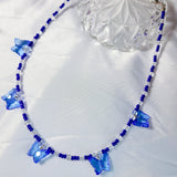 Butterfly beads necklace