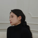 14K ゴールドフィルドリングピアス/14K GOLDFILLED RING EARRING (L size)