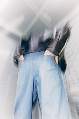 Bluesf Washing Star Denim Pants