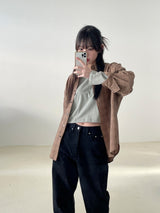 Mood basic crop t-shirt