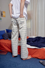 Logo pant ( CREAM / GREEN ) (6594954395766)