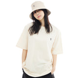 オーバーフィットマシュマロポイントショートスリーブT/OVERFIT MARSHMALLOW POINT SHORT-SLEEVED T-CREAM