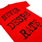 NEVER DESPERATE - RED (6664247574646)