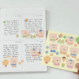 Spring picnic sticker (1 set of 2 sheets) (6695850147958)
