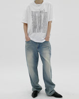 ヒューマンプリントショートスリーブTシャツ / Human printing short sleeve T-shirt (2color)