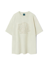 ステッチロゴ半袖Tシャツ / DML Stitch Logo Short Sleeve T-shirt T78 Beige