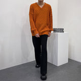 ルーズフィットメンニット/SK Loose fit Fischer Man Knitwear (5 colors)