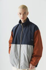 ワイドジャケット/BSR2223FWJK056 MCS WIDE JACKET NAVY BROWN