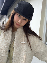 Ankara tteokbokki fleece coat
