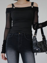 オフロングウォーマーTシャツ / off long warmer T-shirt