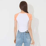 NNYラグランクロップTシャツ/TOP(9246) NNY Nagran Crop Tee