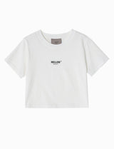 MCT W03 White concept Crop T-shirts