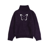 [NF] MARIPOSA KNIT HALF ZIP-UP (PURPLE)_F22ZA933