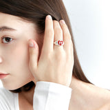 ハートリボンリング / [925 SILVER] Heart Ribbon Ring