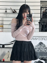 freesia shirred skirt