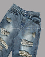 SOオーバーヴィンテージデニムパンツ / SO Over Vintage Denim Pants (Blue)