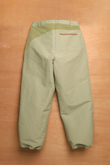 アシンメトリーウェーブパンツ / ASYMMETRIC WAVE PANTS-EARTHY GREEN