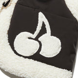 チェリーファーパディングベスト / CHERRY FUR PADDING VEST [BLACK]