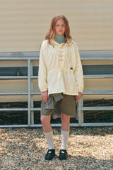CHERRY BOHEMIAN HOODIE ANORAK [IVORY]