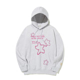 KIRSH X MISAKI KAWAI ARTWORK POINT HOODIE [MELANGE GRAY]