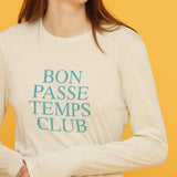 パッセテンプスロングスリーブTシャツ / PASSE TEMPS LONG SLEEVE TEE_LIME