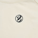 CIRCLE NEW SYMBOL LOGO BOLERO HOODIE CREAM