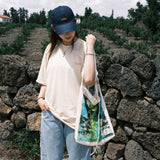 [Patchwork Canvas Bag] Life in Travel-Tie-dye Lime (6625179926646)