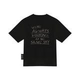 HOLYNUMBER7 X DKZ ミンギュレタリングブラックTシャツ
